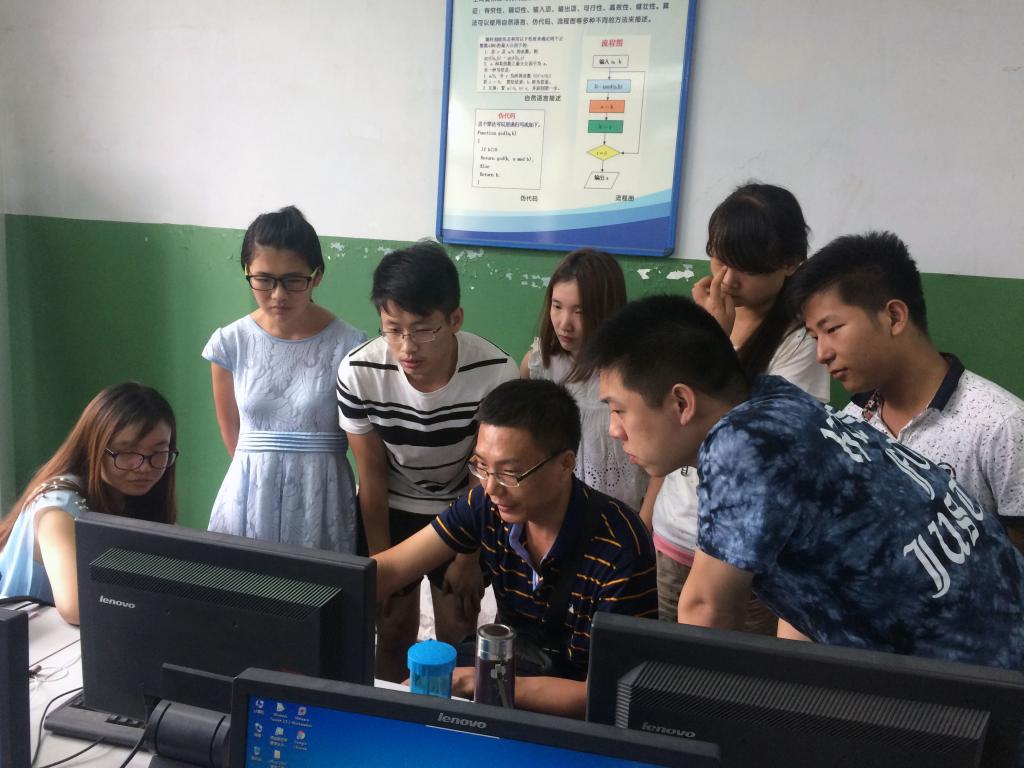 李文胜老师指导培训中